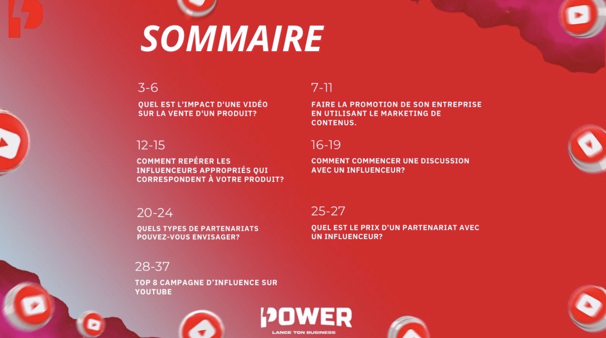 Guide YouTube Influence